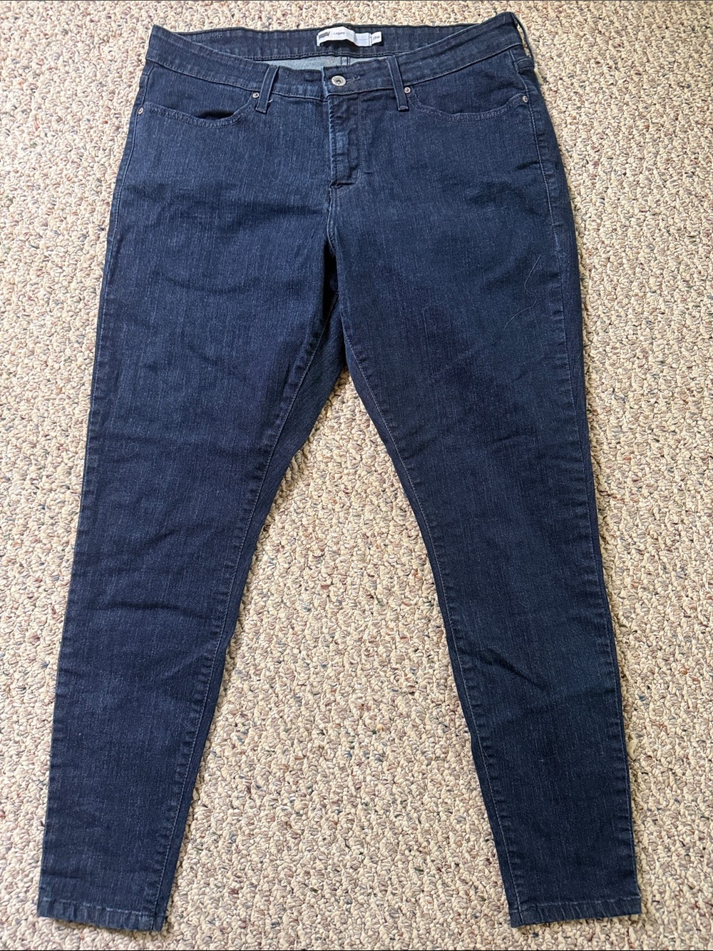 Levi's Dark Blue Skinny Stretch Jeans
